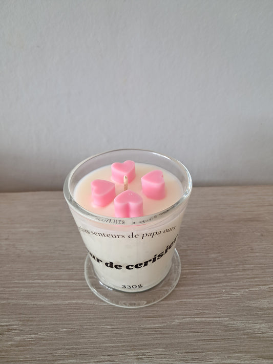 Bougie parfumé avec coeur